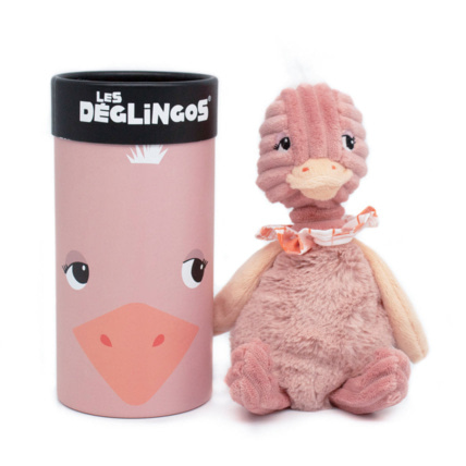 Avis Peluche petit simply Pomelos l'autruche en boîte LES DEGLINGOS 1