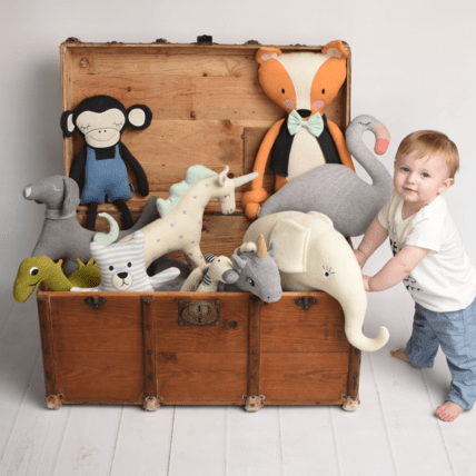 Avis Peluche en coton tricot, Dinosaure Sevira Kids 6