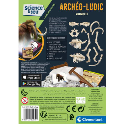 Avis Archéo Ludic - Mammouth Clementoni 3