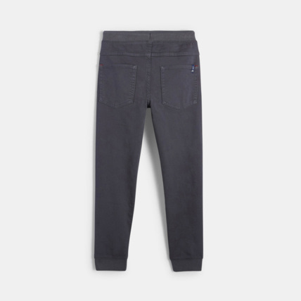 Avis Jogpant uni en toile stretch gris garçon OKAIDI 2