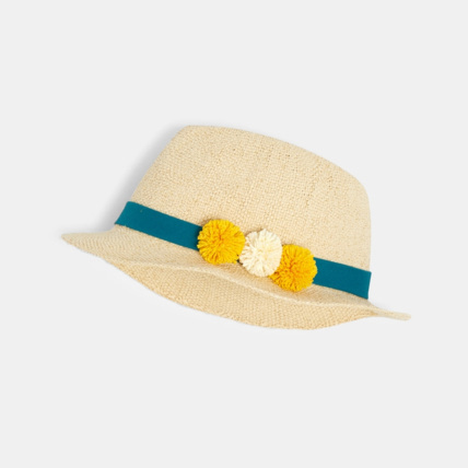 Avis Chapeau de soleil trilby beige fille OKAIDI 1