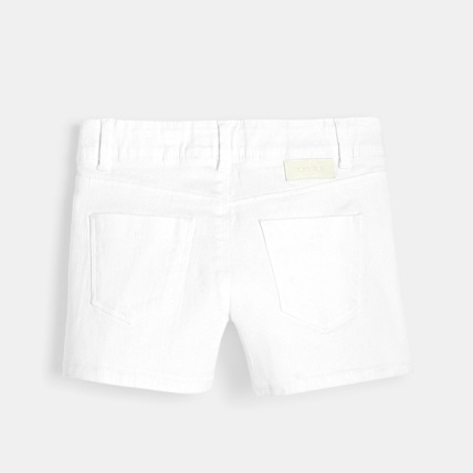 Avis Short en toile blanc fille OKAIDI 5