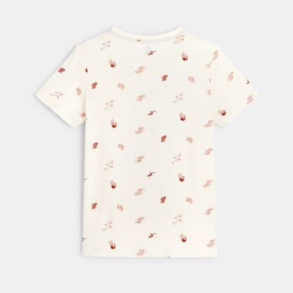 Avis T-shirt imprimé de petits motifs blanc garçon OKAIDI 3