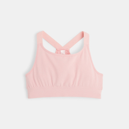 Avis T-shirt sport effet 2-en-1 motif coeur gris fille OKAIDI 2