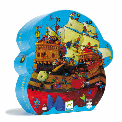 Avis Puzzle Le bateau de Barberousse 54 pièces DJECO 1