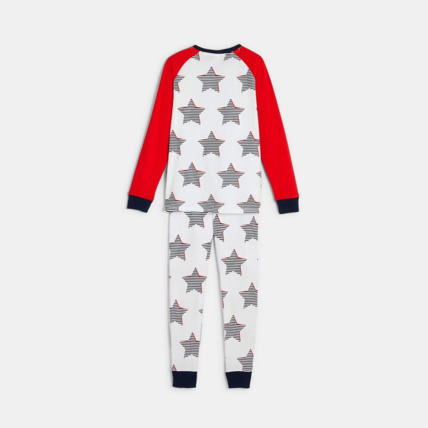Avis Pyjama en jersey imprimé blanc garçon OKAIDI 2
