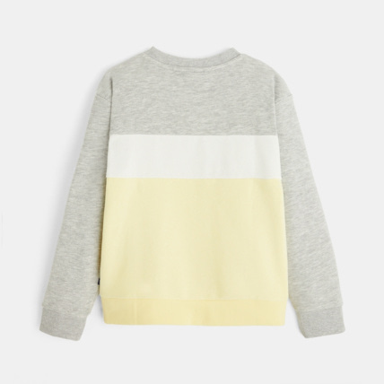 Avis Sweat-shirt tricolore jaune garçon OKAIDI 4