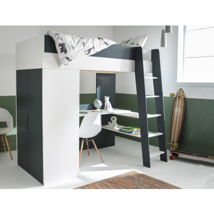 Avis Lit mezzanine + armoire et bureau Opus CHAMBREKIDS 1