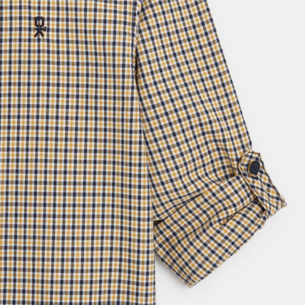 Avis Chemise à petits carreaux jaune garçon OKAIDI 4
