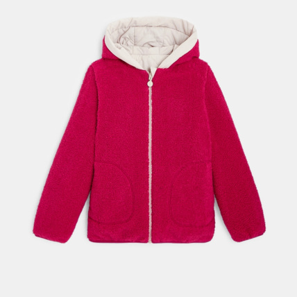 Avis Blouson matelassé et moumoute réversible beige fille OKAIDI 2