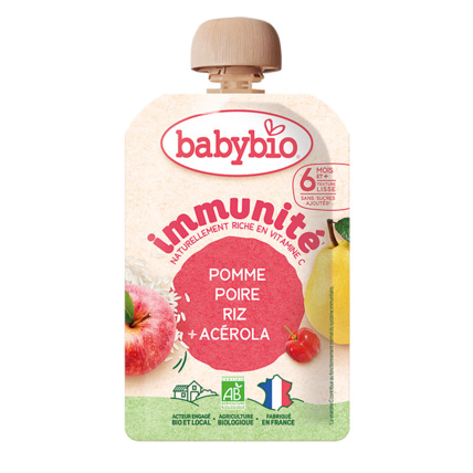 Avis Gourde pomme poire riz acérola Babybio 1