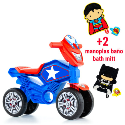 Avis Ma première moto My 1st Cross Star + 2 moufles de bain MOLTO 1