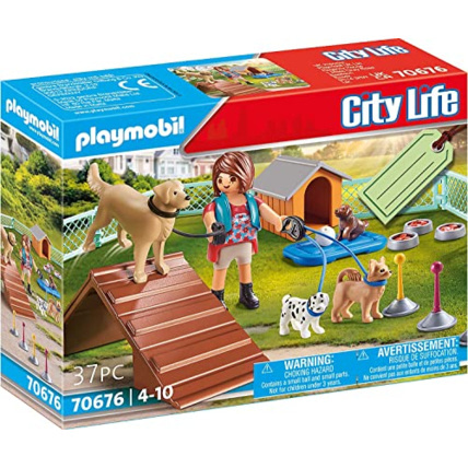 Avis Playmobil City Life - Éducatrice et chiens PLAYMOBIL 1