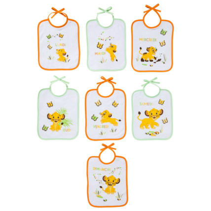 Avis Lot de 7 bavoirs journaliers naissance DISNEY BABY 3