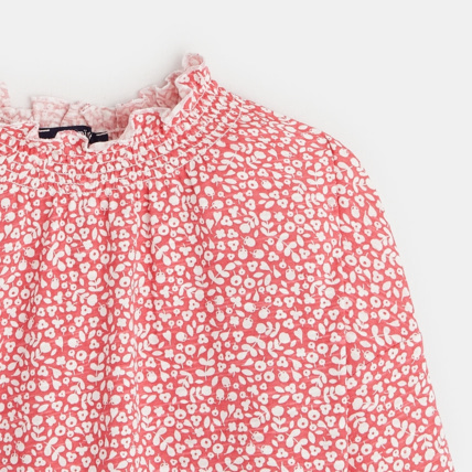 Avis T-shirt imprimé à col montant rose fille OKAIDI 2