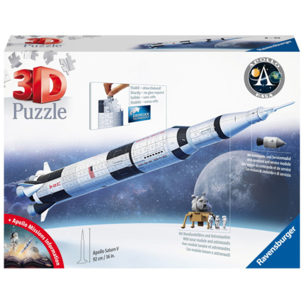 Avis Puzzle 3D fusée spatiale Saturne Nasa RAVENSBURGER 1
