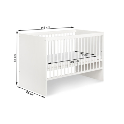 Avis Lit évolutif bébé convertible en lit enfant DALIA Mon Mobilier Design 3