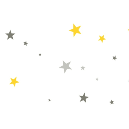 Avis Stickers étoiles jaunes et grises Mon Lit Cabane 1