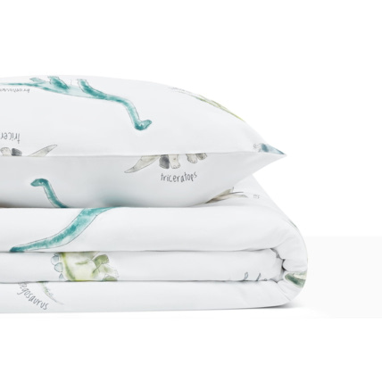Avis Housse de couette en satin de coton - Dinosaures Mon Lit Cabane 3