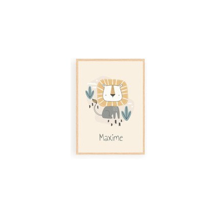 Avis Affiches personnalisées - Animaux savane LES PETITS CITRONS 1