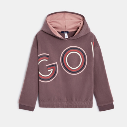 Avis Sweat-shirt à capuche gris fille OKAIDI 1