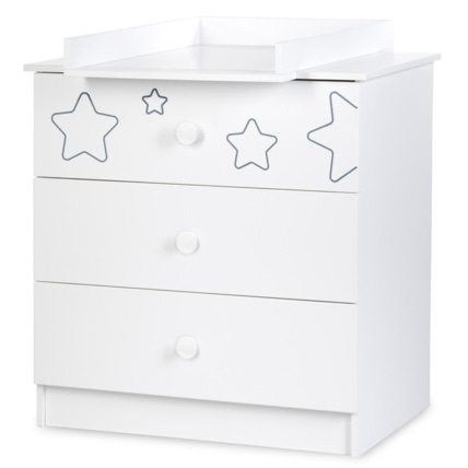 Avis Commode enfant 3 tiroirs + plan à langer amovible TINO KLUPS 1