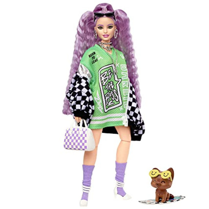 Avis Barbie Extra - Poupée et accessoires - Robe en jersey et veste oversize BARBIE 1