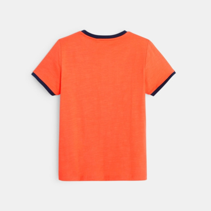 Avis T-shirt jersey flammé Aventurier orange garçon OKAIDI 3