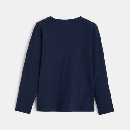 Avis T-shirt à motif coton recyclé bleu garçon OKAIDI 3