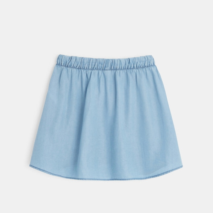 Avis Jupe en jean tencel bleue fille OKAIDI 2