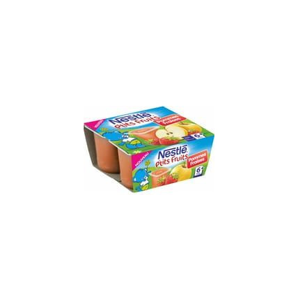 Avis P'tit fruit - Pommes et fraises (Dès 6 mois) NESTLÉ 1