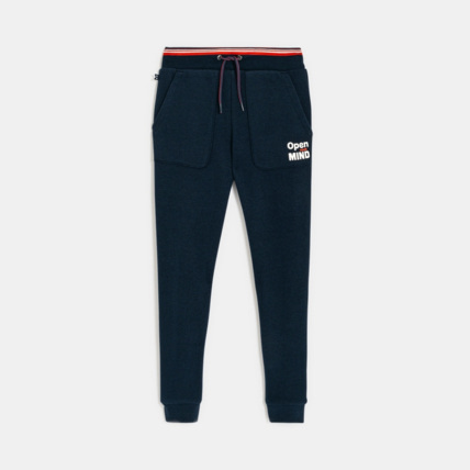 Avis Pantalon de jogging en molleton bleu garçon OKAIDI 1