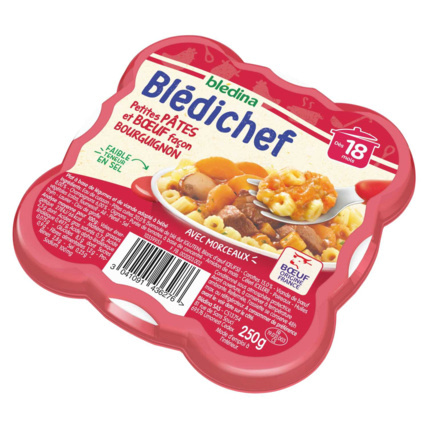 Avis BLEDICHEF - Petites pâtes et boeuf façon bourguignon Blédina 2