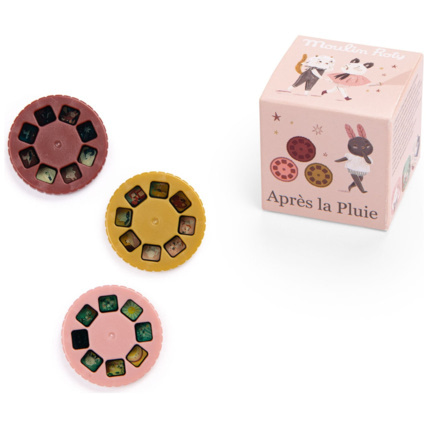 Avis Boîte de 3 disques pour lampe à histoires moulin Roty 1