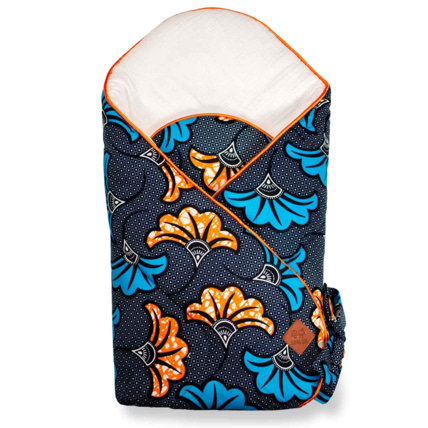 Avis Gigoteuse d'emmaillotage en coton, Wax Fleurs de mariage Sevira Kids 5