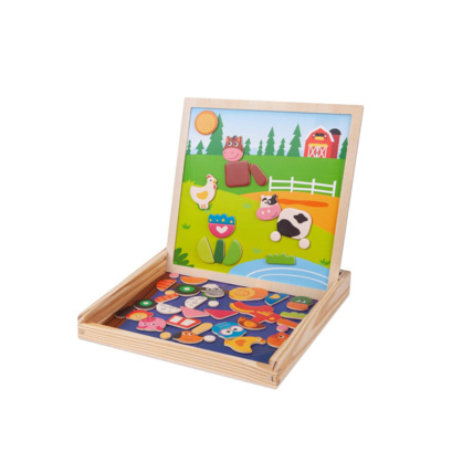 Avis Jouet bois Tableau magnétique en bois CARREFOUR WOODEN 1