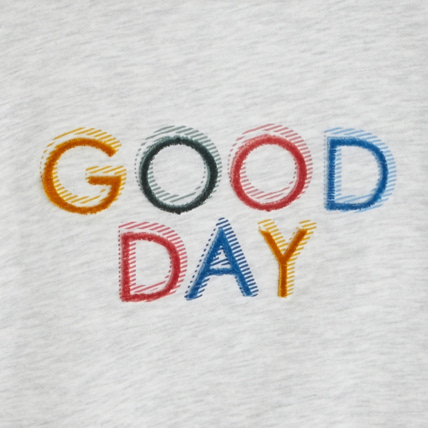 Avis Sweat-shirt GOOD DAY gris fille OKAIDI 3