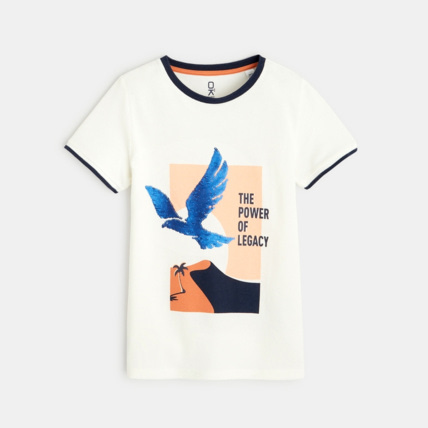 Avis T-shirt "the power of legacy" blanc garçon OKAIDI 2