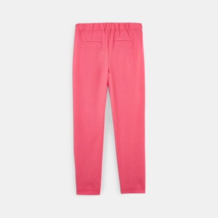 Avis Pantalon fluide uni rose fille OKAIDI 2