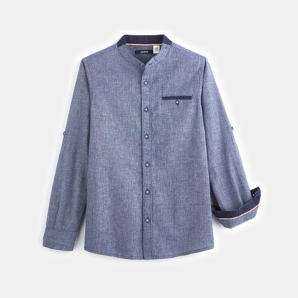 Avis Chemise tendance bleue garçon OKAIDI 1