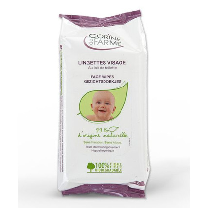 Avis Lingettes bébé visage au lait de toilette x25 CORINE DE FARME 1