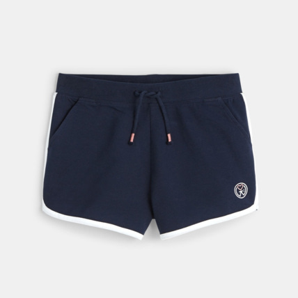 Avis Short en molleton bleu fille OKAIDI 1