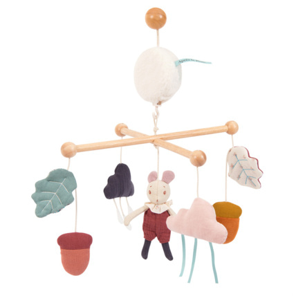 Avis Mobile musical bois Après la pluie moulin Roty 1