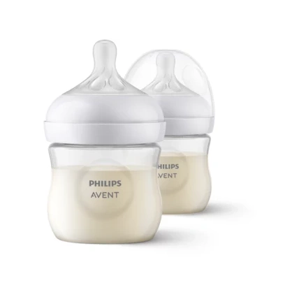Avis Lot de 2 biberons Natural à Réponse Naturelle 125ml Philips Avent 1