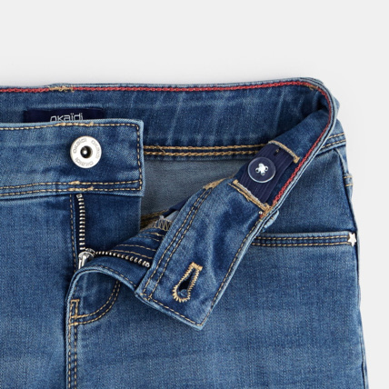 Avis Short en jean ceinturé bleu fille OKAIDI 4