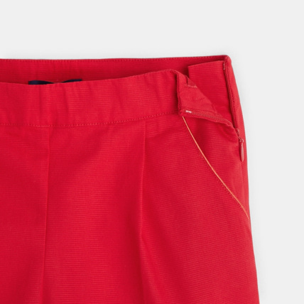 Avis Short chic uni rouge fille OKAIDI 2