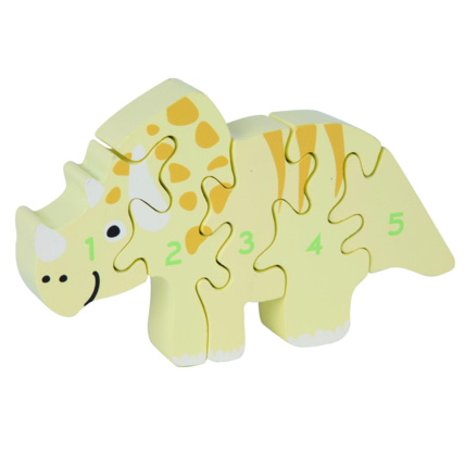 Avis Jouet bois Puzzle triceratops en bois CARREFOUR WOODEN 1