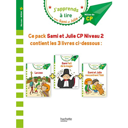 Avis Sami et Julie CP Niveau 2 - Lot de 3 histoires Hachette Éducation 1