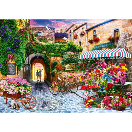 Avis Puzzle The Flower Market BLUEBIRD PUZZLE 1
