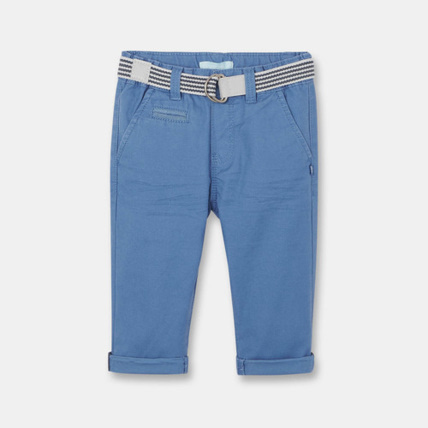 Avis Pantalon toile couleur et ceinture OBAÏBI 1